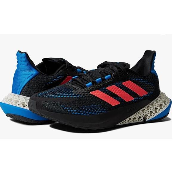 adidas 4DFWD_Pulse J GZ4004 Size 4 Kid's Sneakers Core Black/Turbo/Blue Rush